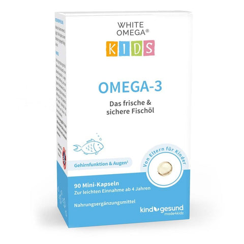 White Omega® KIDS – Reines Omega-3 Fischöl Kapseln (90 Kapseln)