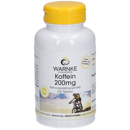 Warnke Caféine 200 mg (250 comprimés)