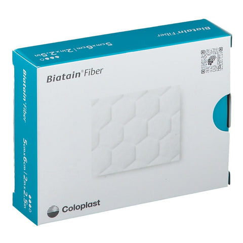 Biatain Fiber Faserverband 5x6 cm (10 Stück)