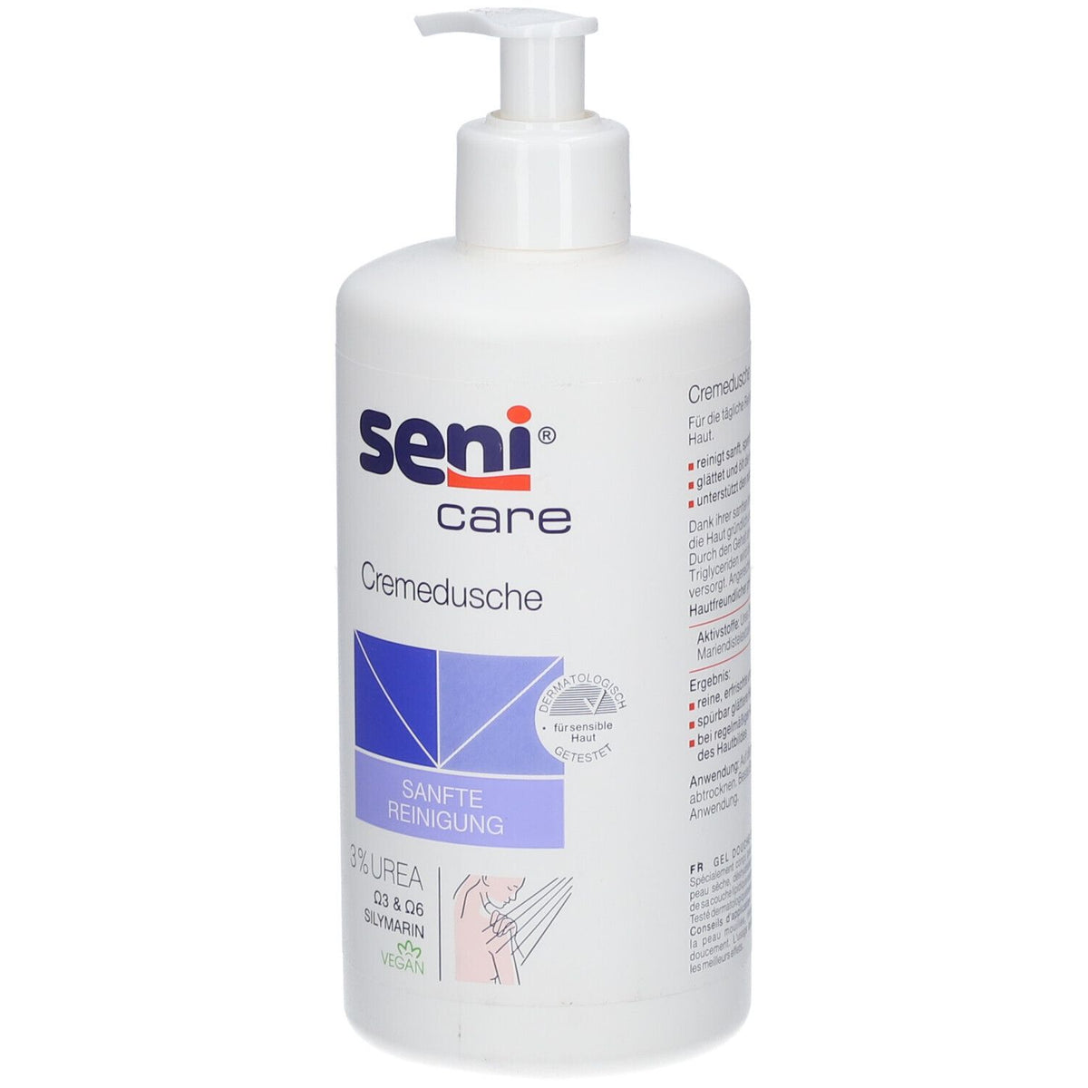 SENI Care crème douche avec 3% d'urée (500 ml)