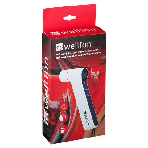 Wellion Infrarot-Stirn- und Ohrthermometer (1 Stück)