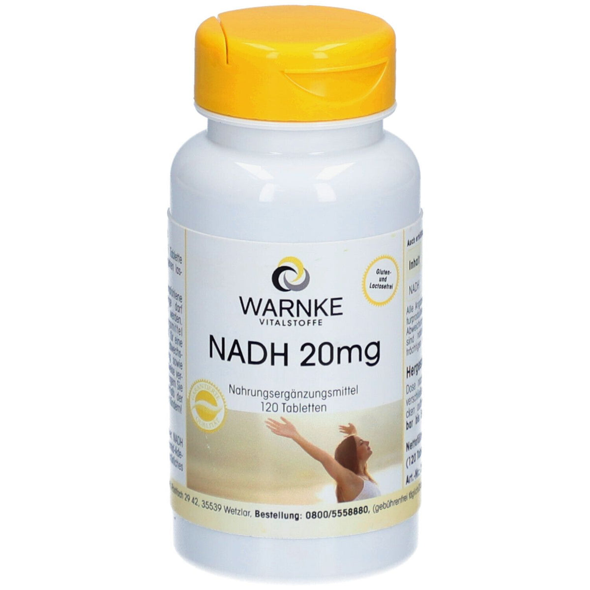 NADH 20 mg sublingual comprimés (120 pièces)