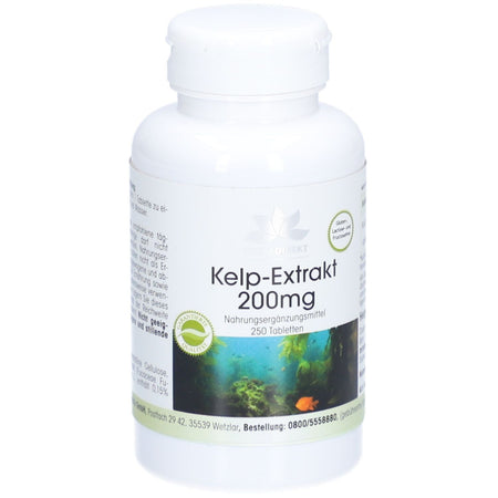 Extrait de varech 200 mg comprimés (250 pièces)