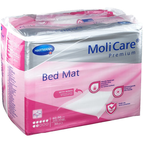 MoliCare Premium alèse de lit 7 gouttes 60x90 cm avec ailes (30 pièces)