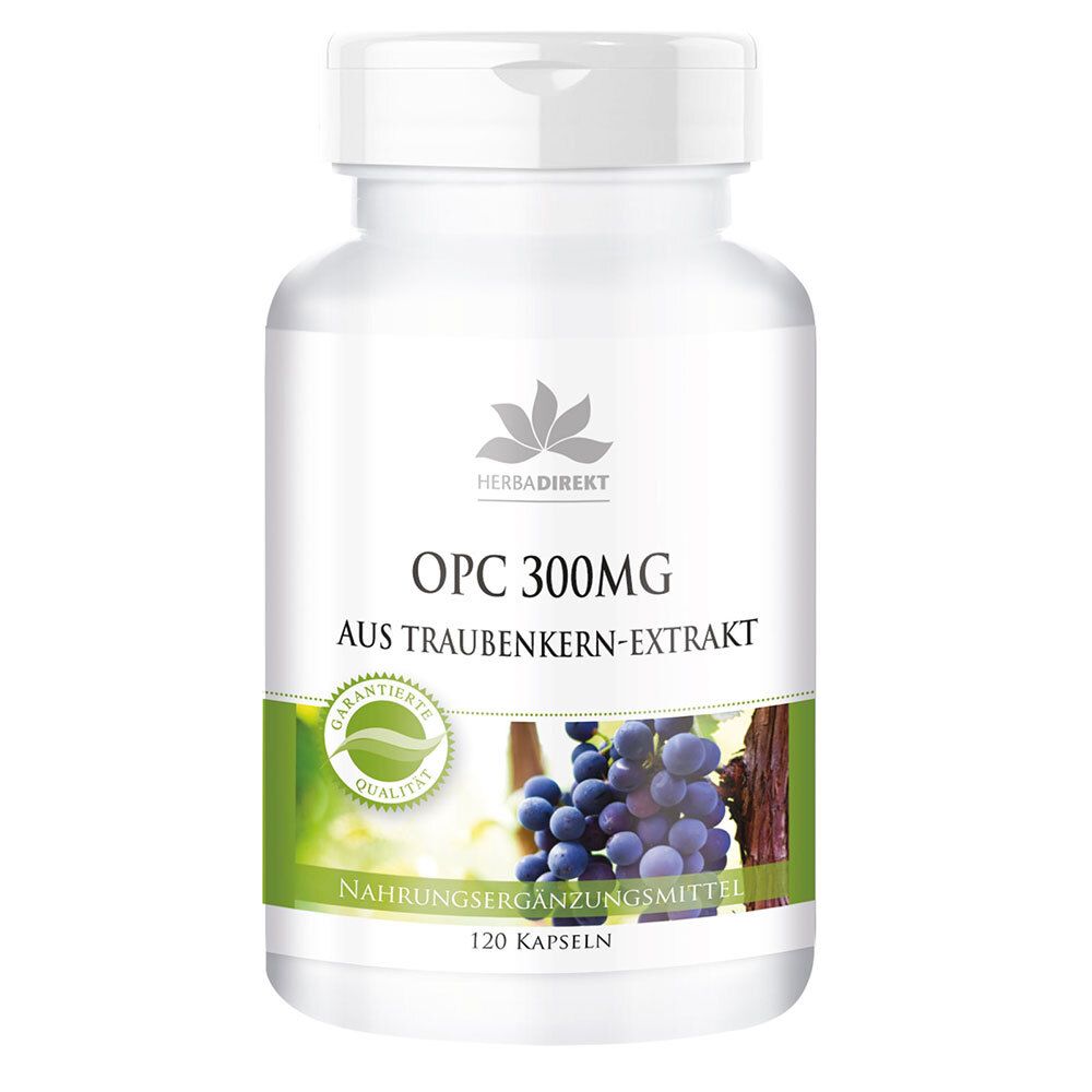 OPC 300mg extrait de pépins de raisin (120 gélules)