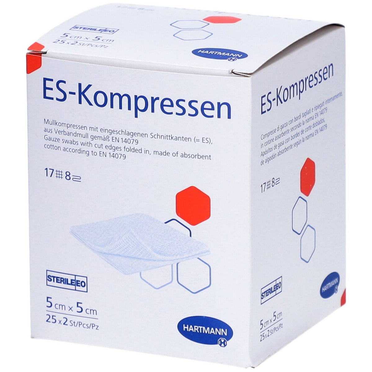 HARTMANN ES compresses (25 x 2 pièces)