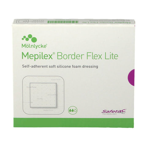 Mepilex Border Flex Lite foam dressing (7.5 cm x 7.5 cm)