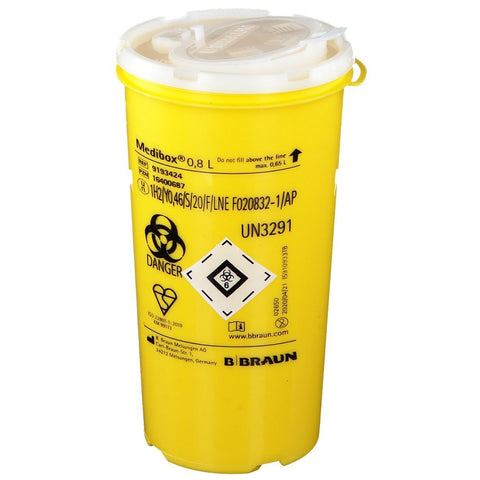 B. Braun Medibox collecteur d'aiguilles 0,8 L
