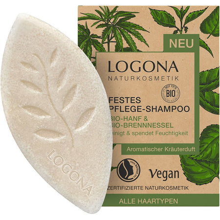 Logona Shampooing solide soin bio chanvre & bio ortie (60 g)