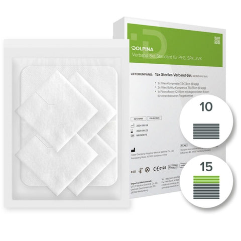 DOLPINA® PEG set de pansement Standard pour PEG, SPK, ZVK (10 pièces)