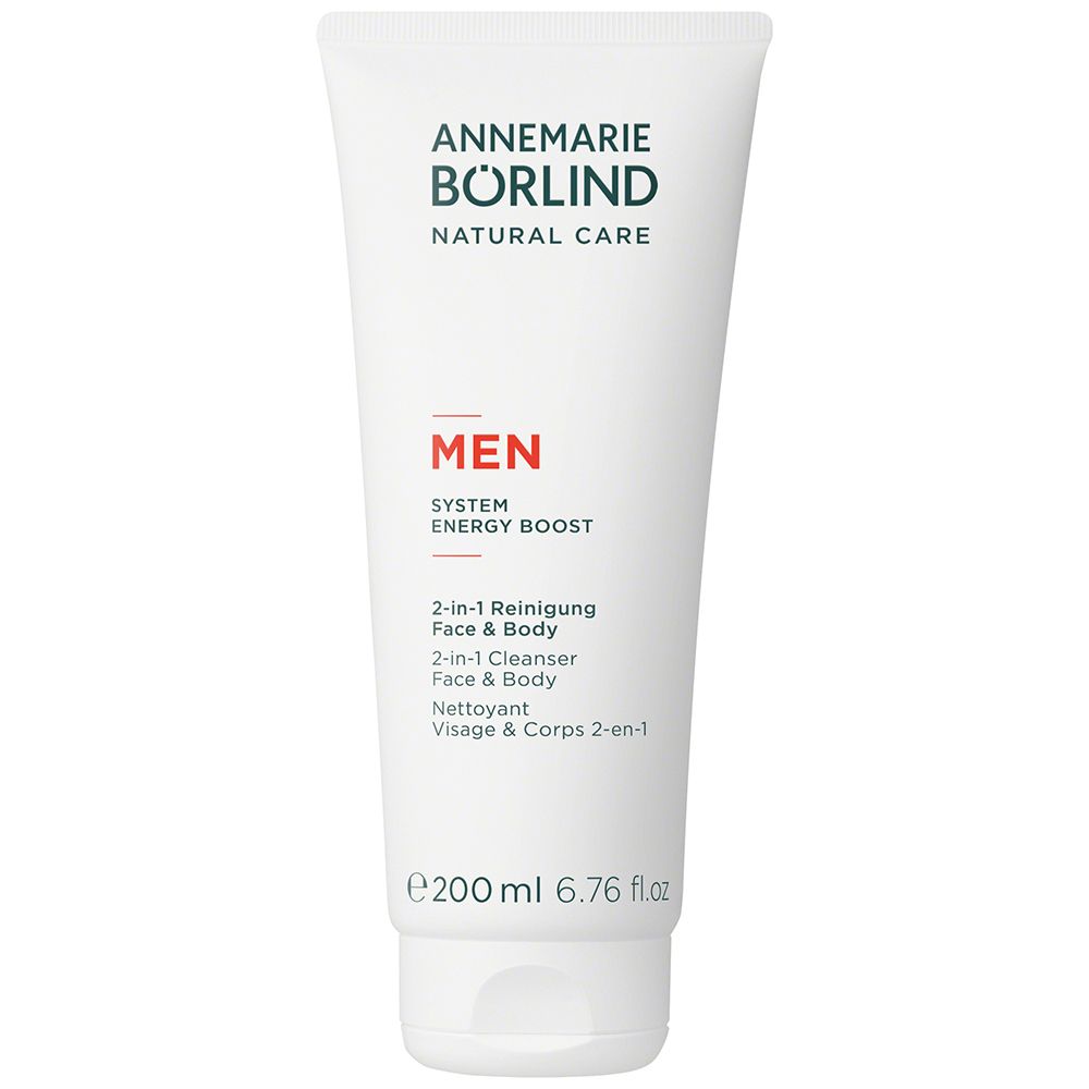 ANNEMARIE BÖRLIND MEN Nettoyant 2 en 1 Visage & Corps (200 ml)