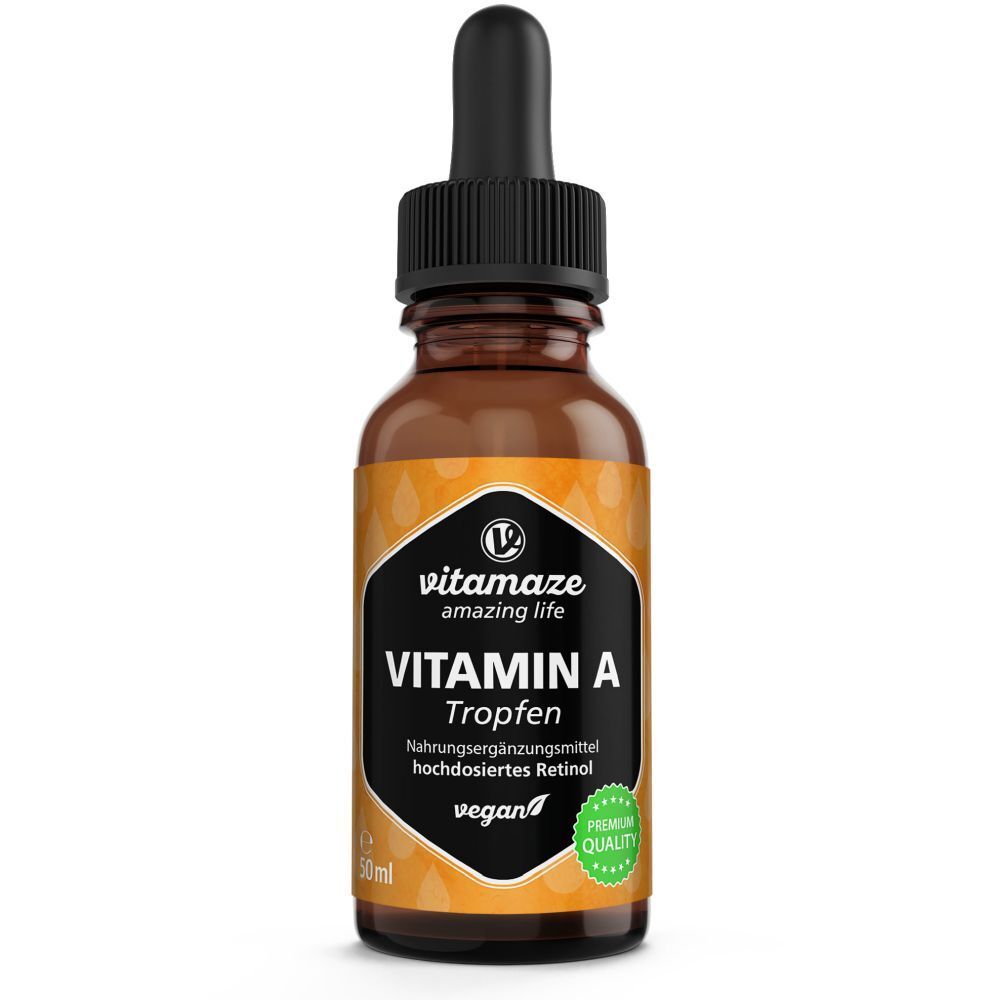Vitamaze Vitamine A 500 µg gouttes à haute dose (50 ml)