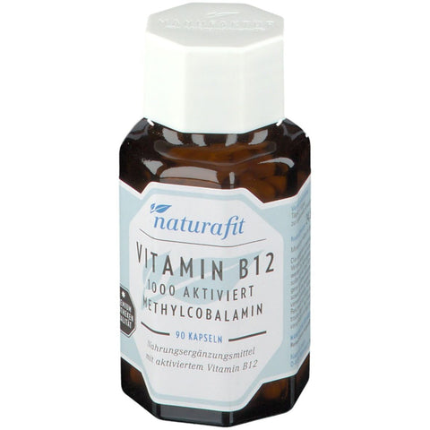 naturafit Vitamin B12 1000 µg aktiviert (90 Kapseln)