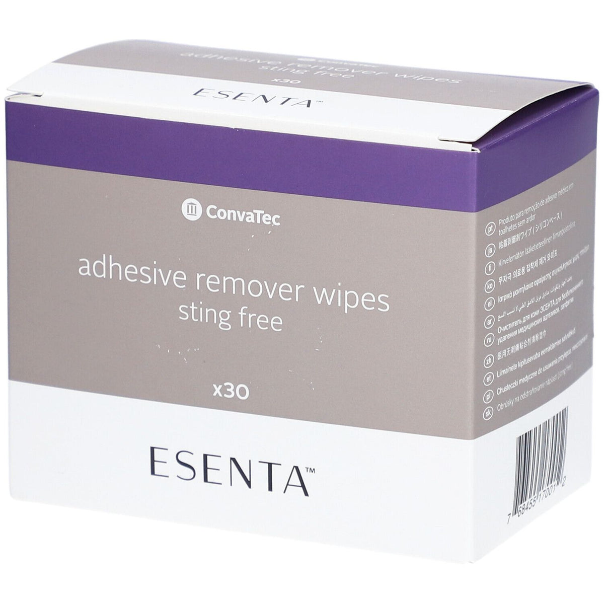 ESENTA lingettes pour retirer les pansements (30 pièces)