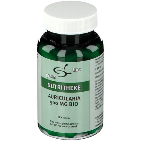green line Nutritheke Auricularia 500 mg bio (60 pièces)