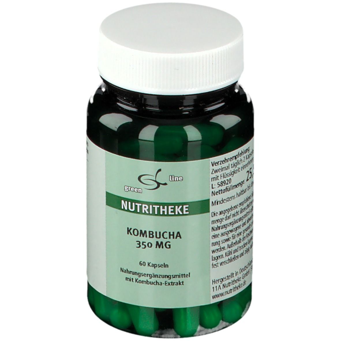 green line NUTRITHEKE KOMBUCHA 350 mg (60 gélules)