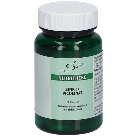 green line NUTRITHEKE ZINK 15 PICOLINAT (60 Kapseln)