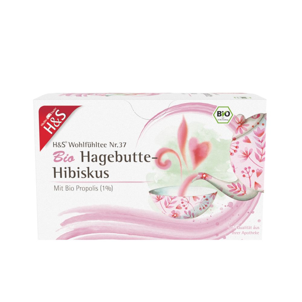 H&S thé bien-être églantier-hibiscus (20 x 3 g)