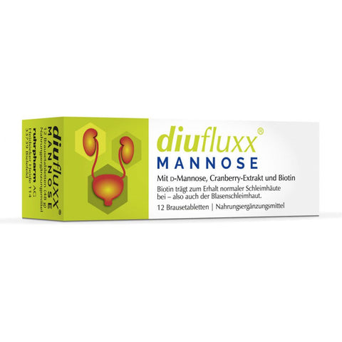 Diufluxx® Mannose comprimés effervescents (12 pièces)