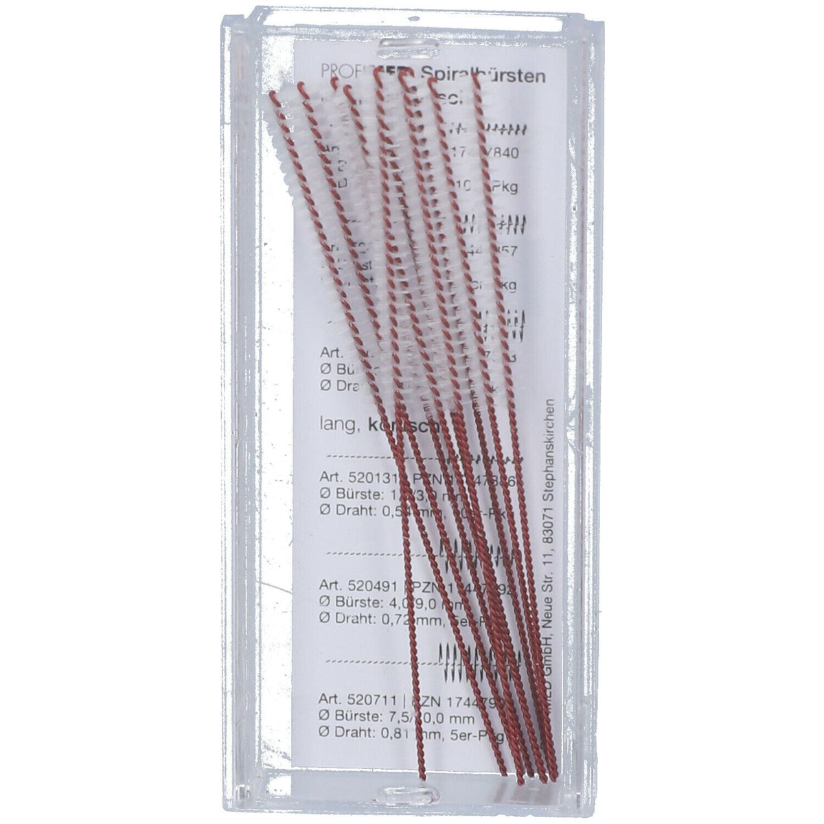 PROFIMED® brosses spirales (10 pièces)