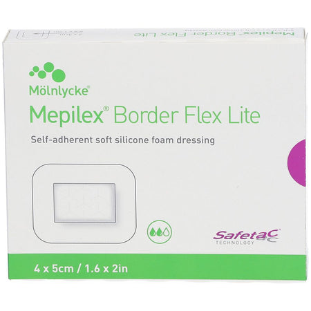 Mepilex® Border Flex Lite pansement en mousse stérile 4 x 5 cm — 10 pièces