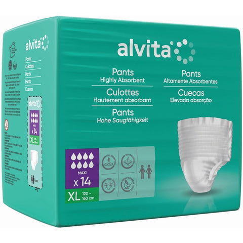 alvita® culottes d'incontinence XL (14 pièces)