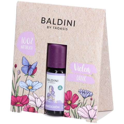 Taoasis Baldini Thank You mini fragrance gift set with wooden pendant (1 piece)