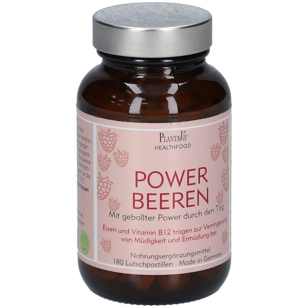 PowerBeeren B12+ caféine pastilles à sucer (180 pièces)