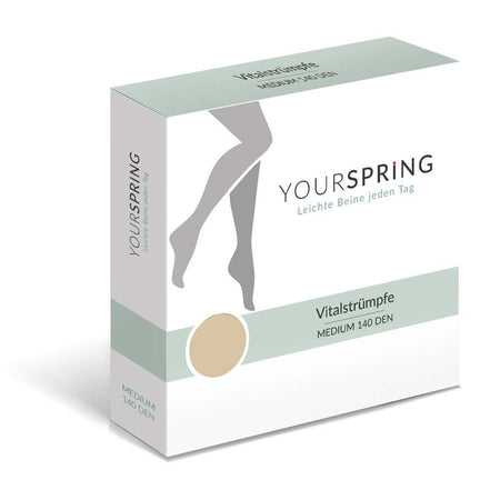 YOURSPRING medium transparent 140den AG taille 3 noisette (2 pièces)