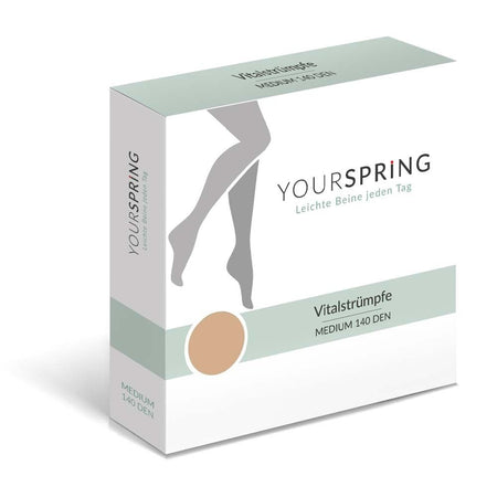 YOURSPRING medium transparent 140den AT taille 4 miel (1 pièce)