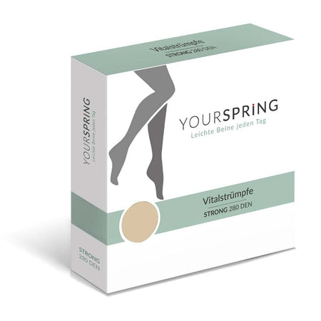 YOURSPRING strong transparent 280den AD 38/39 noisette (2 pièces)