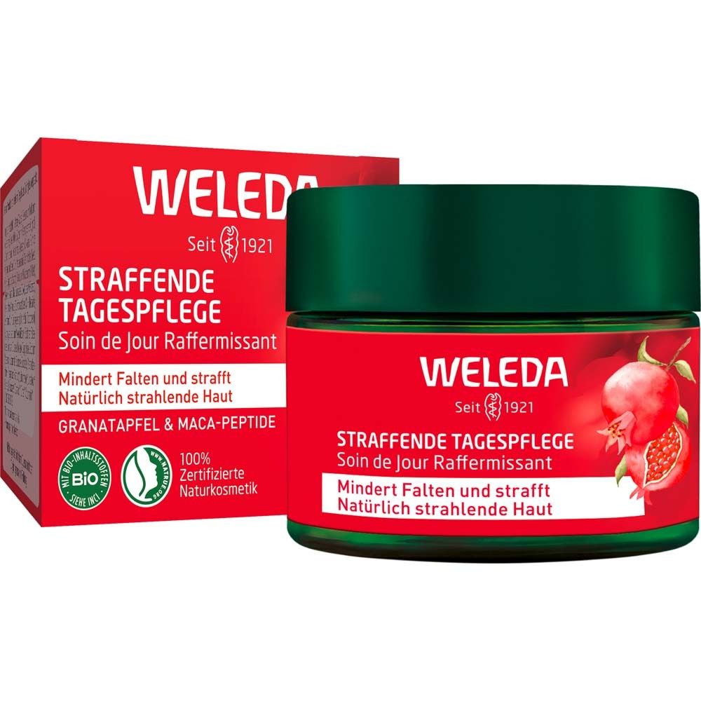 Weleda Soin de jour raffermissant grenade & peptides de maca - réduit les rides et raffermit (40 ml)