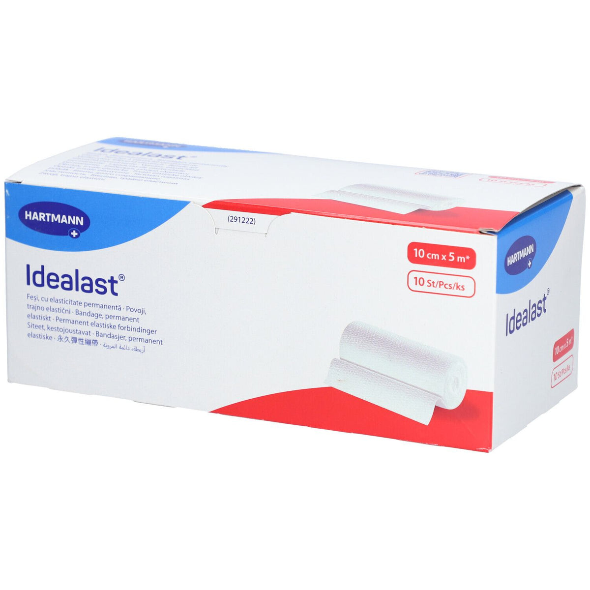 Idealast bande universelle 10 cm x 5 m blanc (10 pièces)
