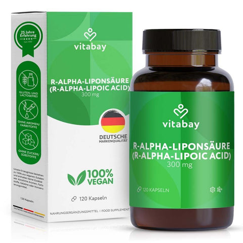 Vitabay R-alpha-lipoic acid 300 mg with thioctic acid capsules (120 capsules)