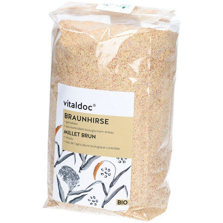 vitaldoc® Bio millet brun moulu (1000 g)