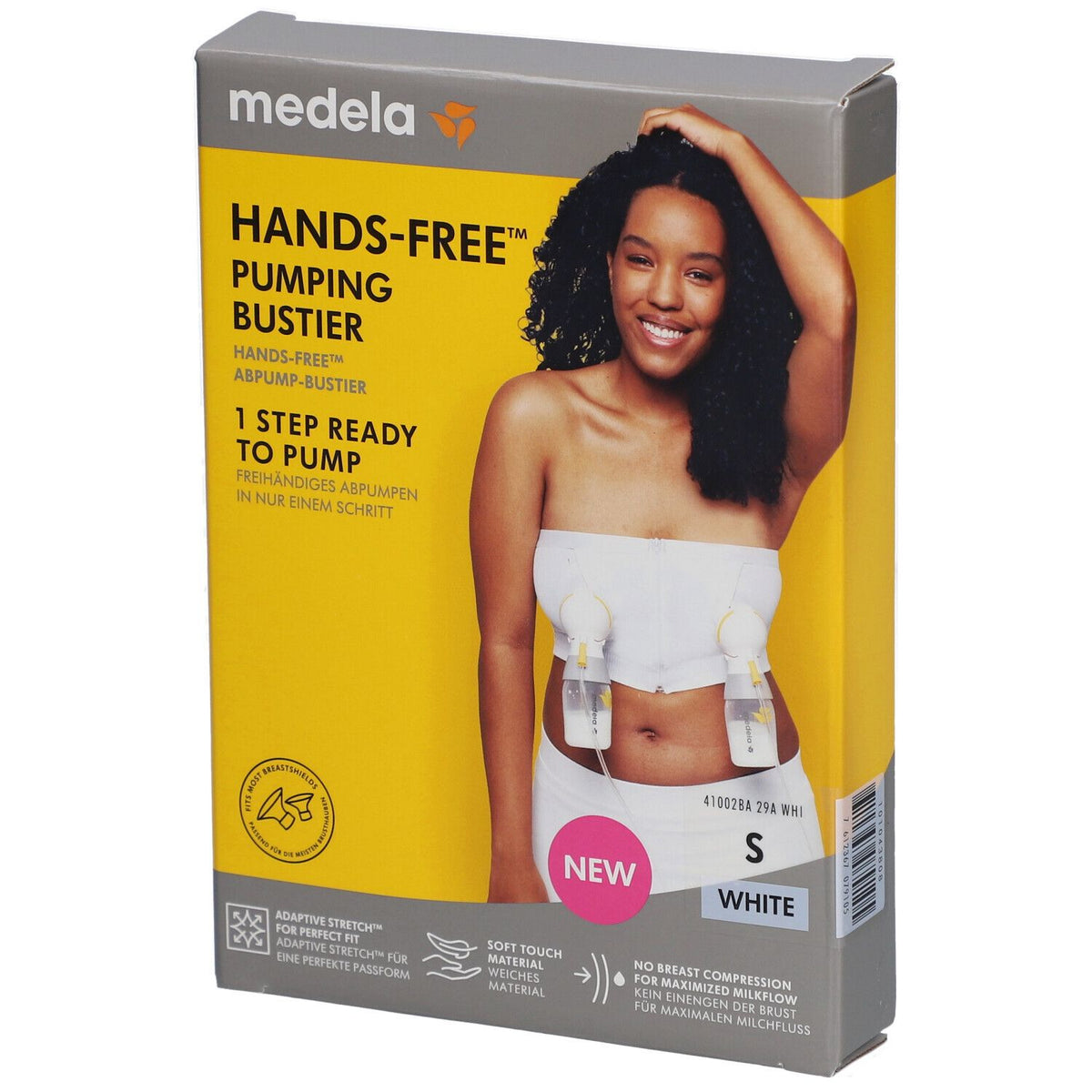 medela Hands-free™ bustier de pompage blanc, taille S (1 pièce)