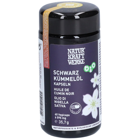 Naturkraftwerke® huile de nigelle Vegicaps bio (60 gélules)