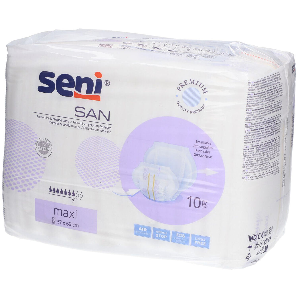 seni® SAN maxi 37 x 69 cm (10 pièces)