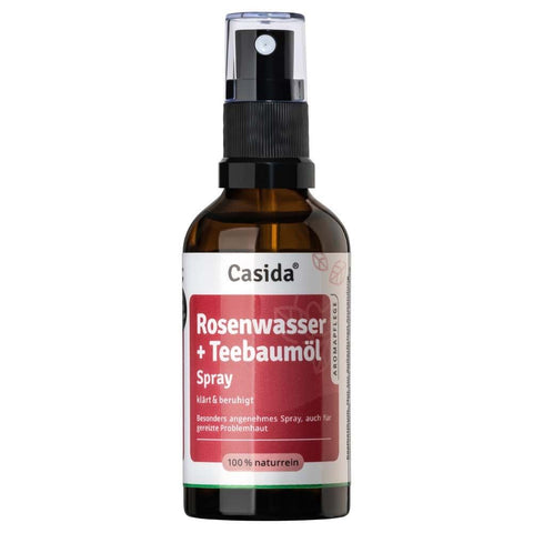 Casida® Eau de rose + huile d'arbre à thé spray (50 ml)