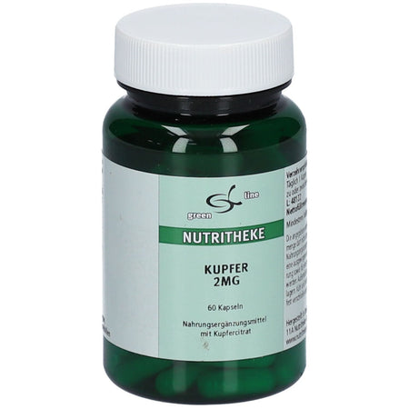 green line NUTRITHEKE Cuivre 2 mg (60 pièces)