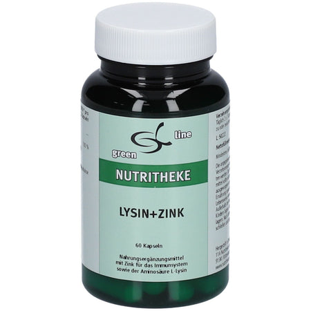 green line Lysine + Zinc (60 gélules)