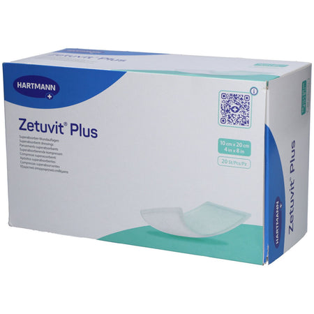 Zetuvit Plus compresses stériles extra-absorbantes 10x20 cm (20 pièces)