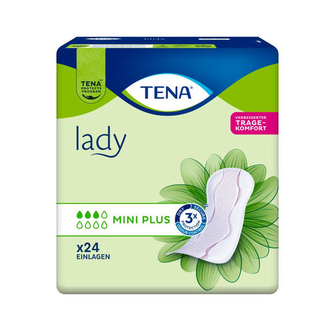 TENA LADY mini plus serviettes pour incontinence (24 pièces)