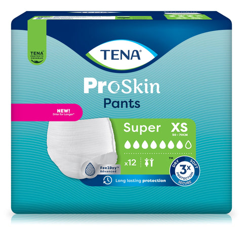 Tena ProSkin Pants Super Extra Small (12 pieces)