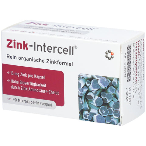 Intercell Zinc gélules (90 pièces)