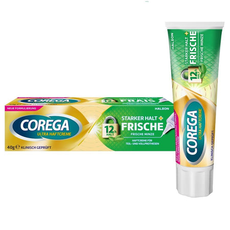 Corega Ultra crème adhésive tenue forte + fraîcheur (40 g)