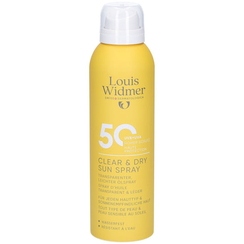 Louis Widmer Clear & Dry Sun Spray 50 (200 ml)