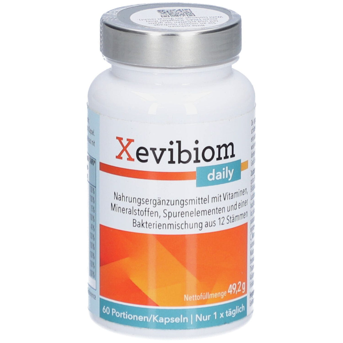Xevibiom Daily – 12 souches bactériennes + 21 vitamines et minéraux – 60 pièces