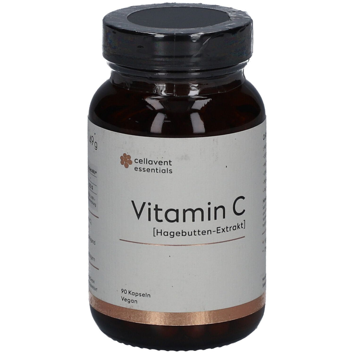 Cellavent Essentials Vitamine C gélules – poudre d'églantier (90 gélules)