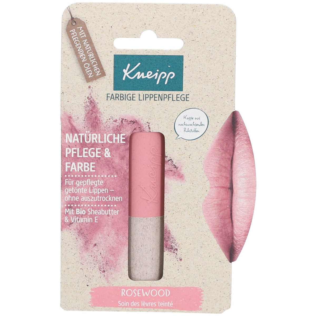 Kneipp soin des lèvres coloré Rosewood (1 pièce)